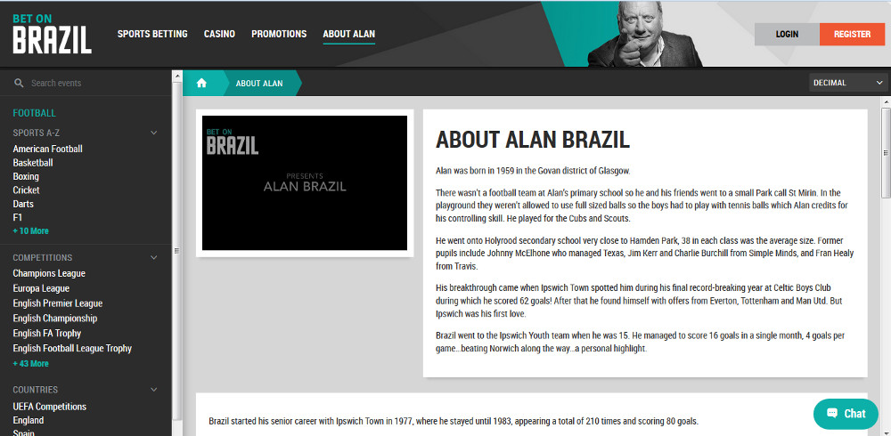 Bet on Brazil Alan Brazil