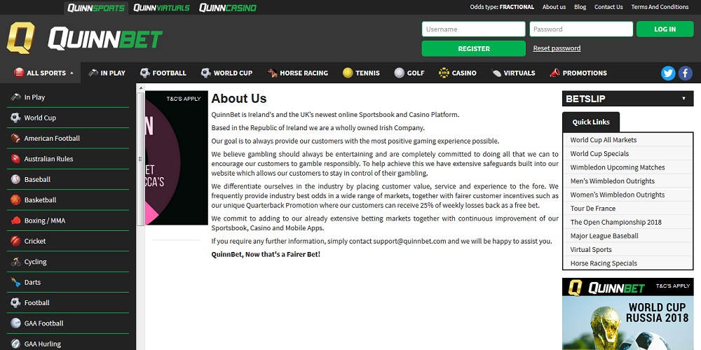 QuinnBet About Us