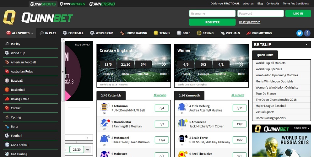 QuinnBet Sportsbook