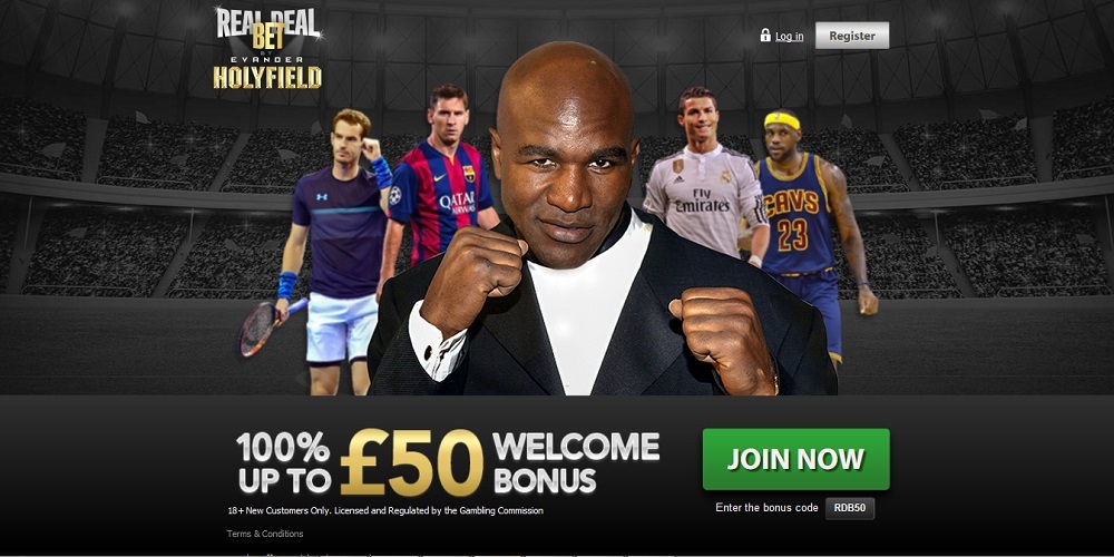RealDealBet Evander Holyfield