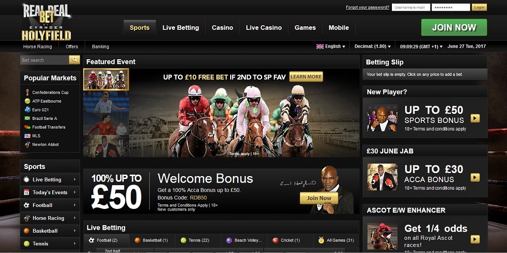 RealDealBet Sportsbook