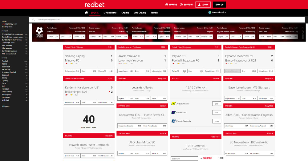 Review of Redbet Sportsbook Review of Redbet Sportsbook