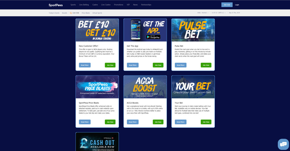 SportPesa Promotions