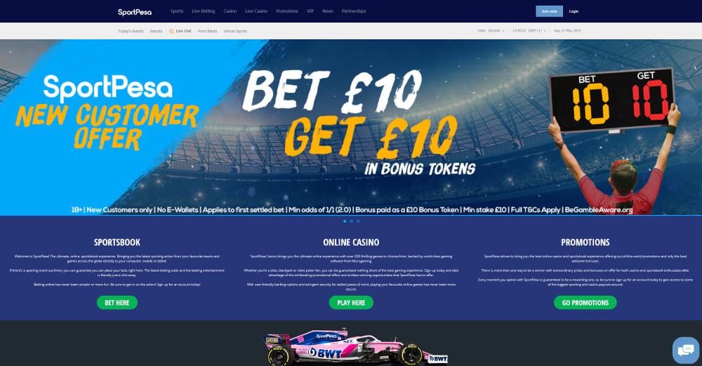 SportPesa Sportsbook
