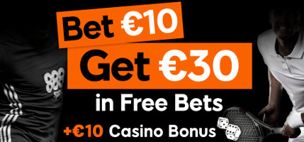 New Welcome Offer from 888Sport Promises £30.00 in Free Bets